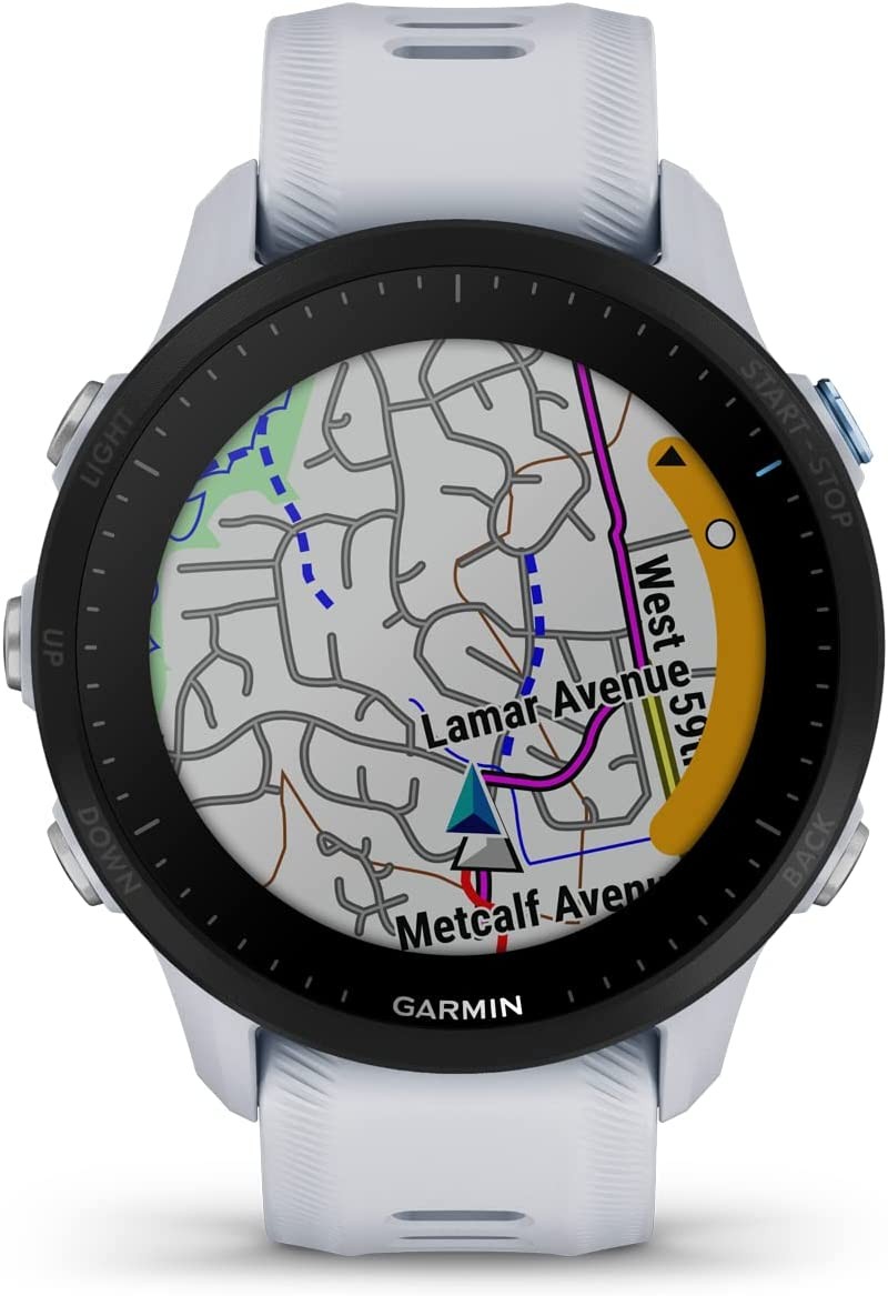 DIe Garmin Forerunner 955 hat nicht nur eine Navigation, sondern sogar integrierte Karten u.a. für ganz Europa. Foto: Hersteller / Amazon Garmin Forerunner 955 65 1656338715