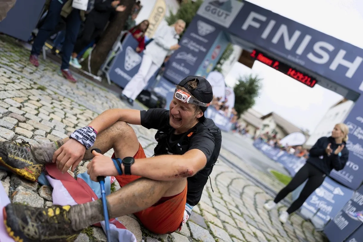 Hannes Pörnbacher auf Platz 3 beim Grossglockner Ultra-Trail 2025