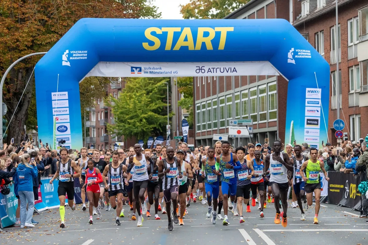 Start zum Volksbank-Münster-Marathon