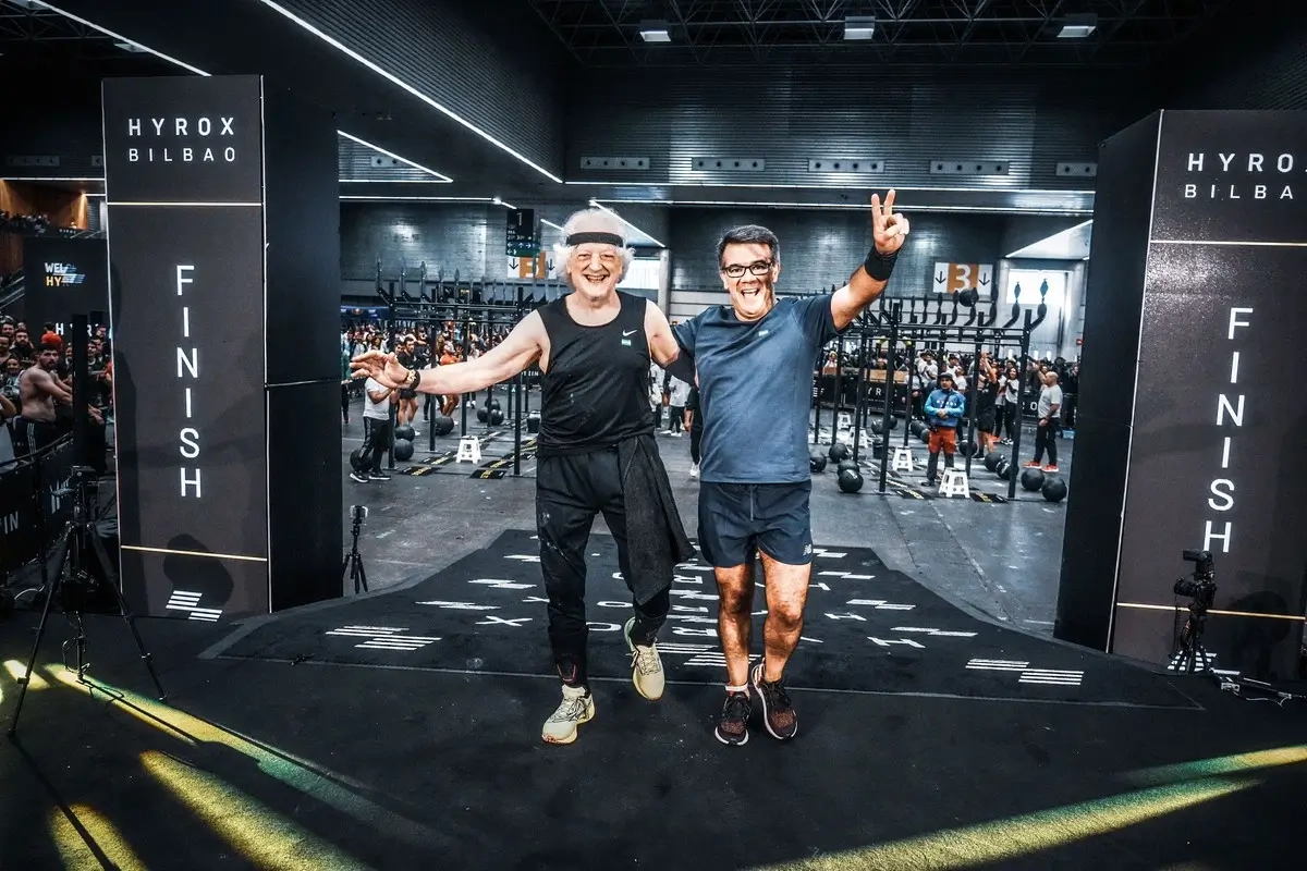 Rudergerägt beim Hyrox Bilbao