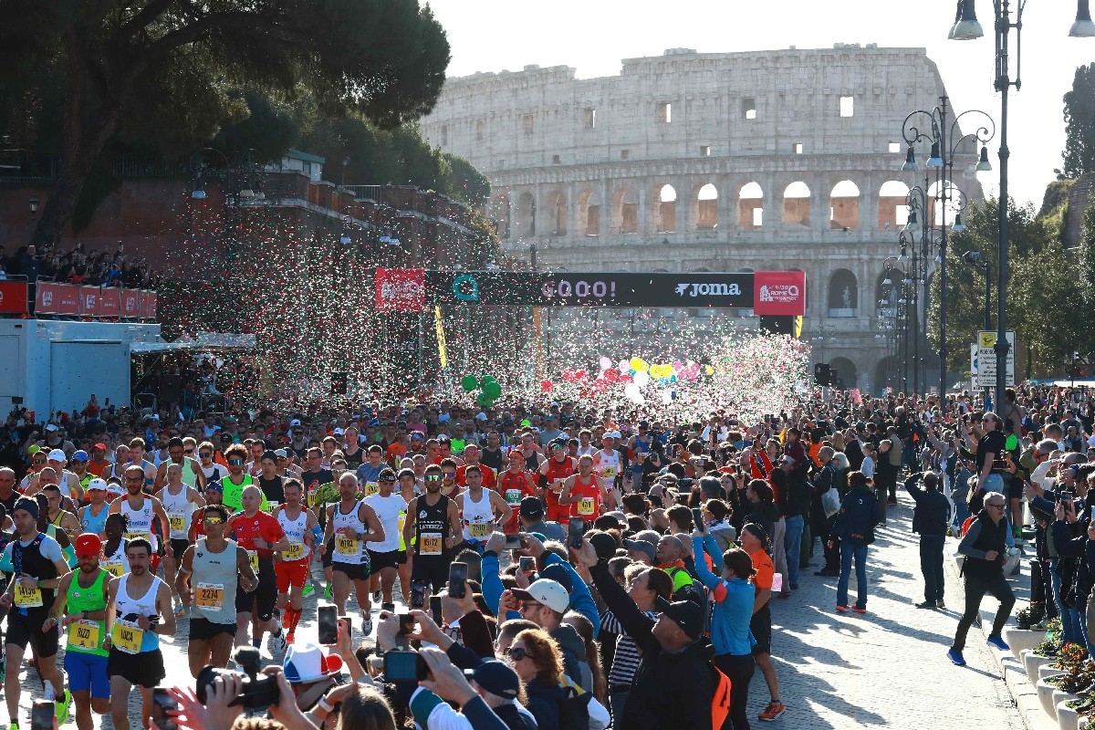 Start zum Rom Marathon