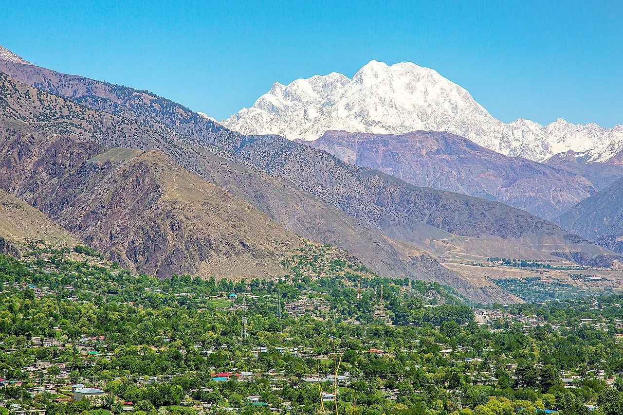 Die höchsten Berge im Hindukusch