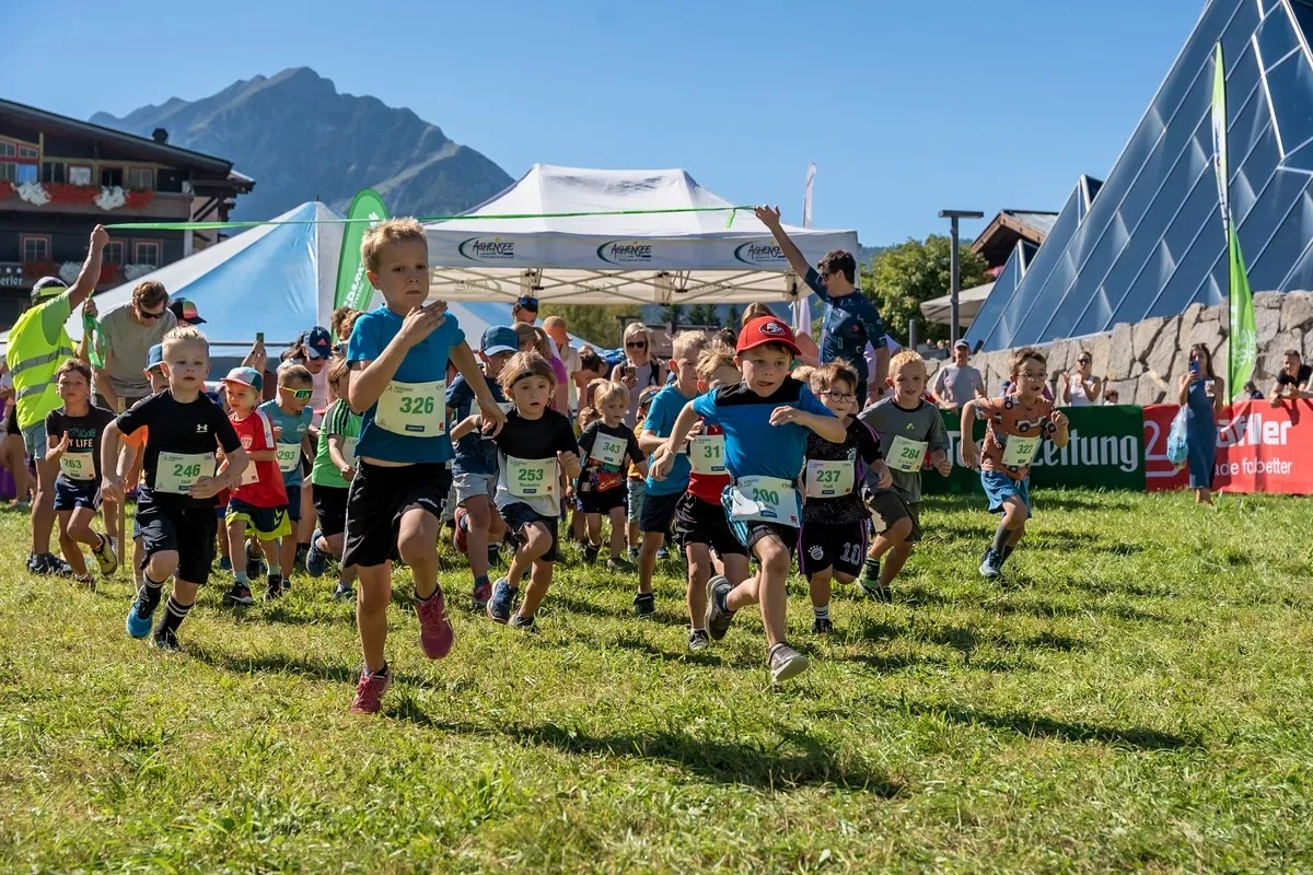 Auch der Nachwuchs macht beim Achenseekinderlauf Jahr für Jahr mit großer Freude mit.