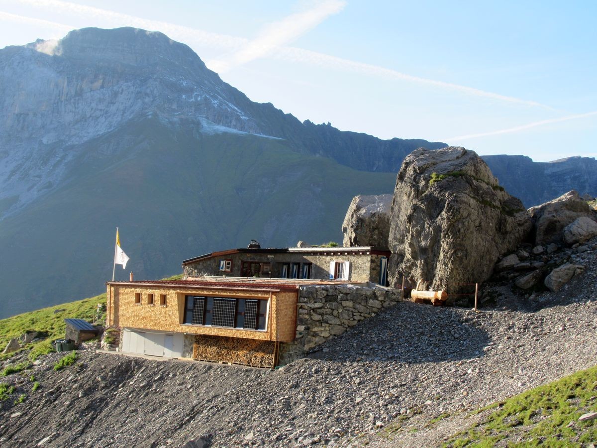 Die Spannorthütte in den Urner Alpen