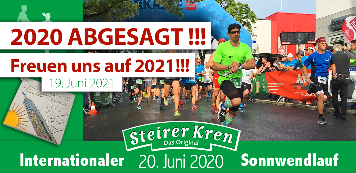 SteirerKren Sonnwendlauf 2020 - Absage