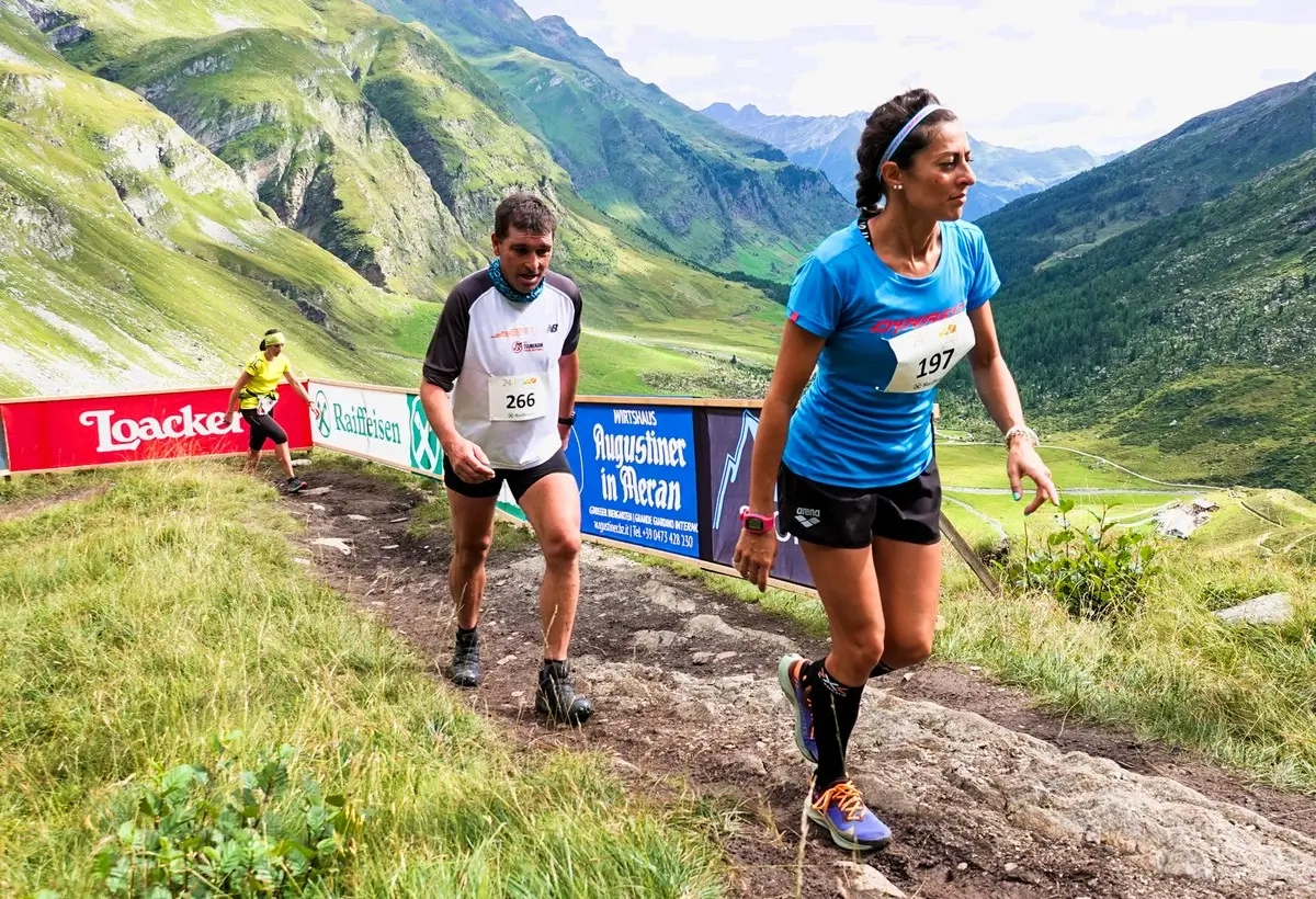 Läufer auf der Strecke beim Stettiner Cup
