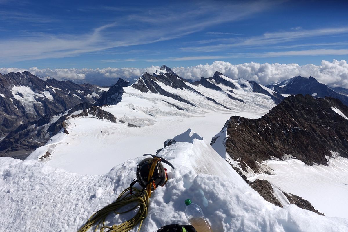 Berg Mönch in der Schweiz