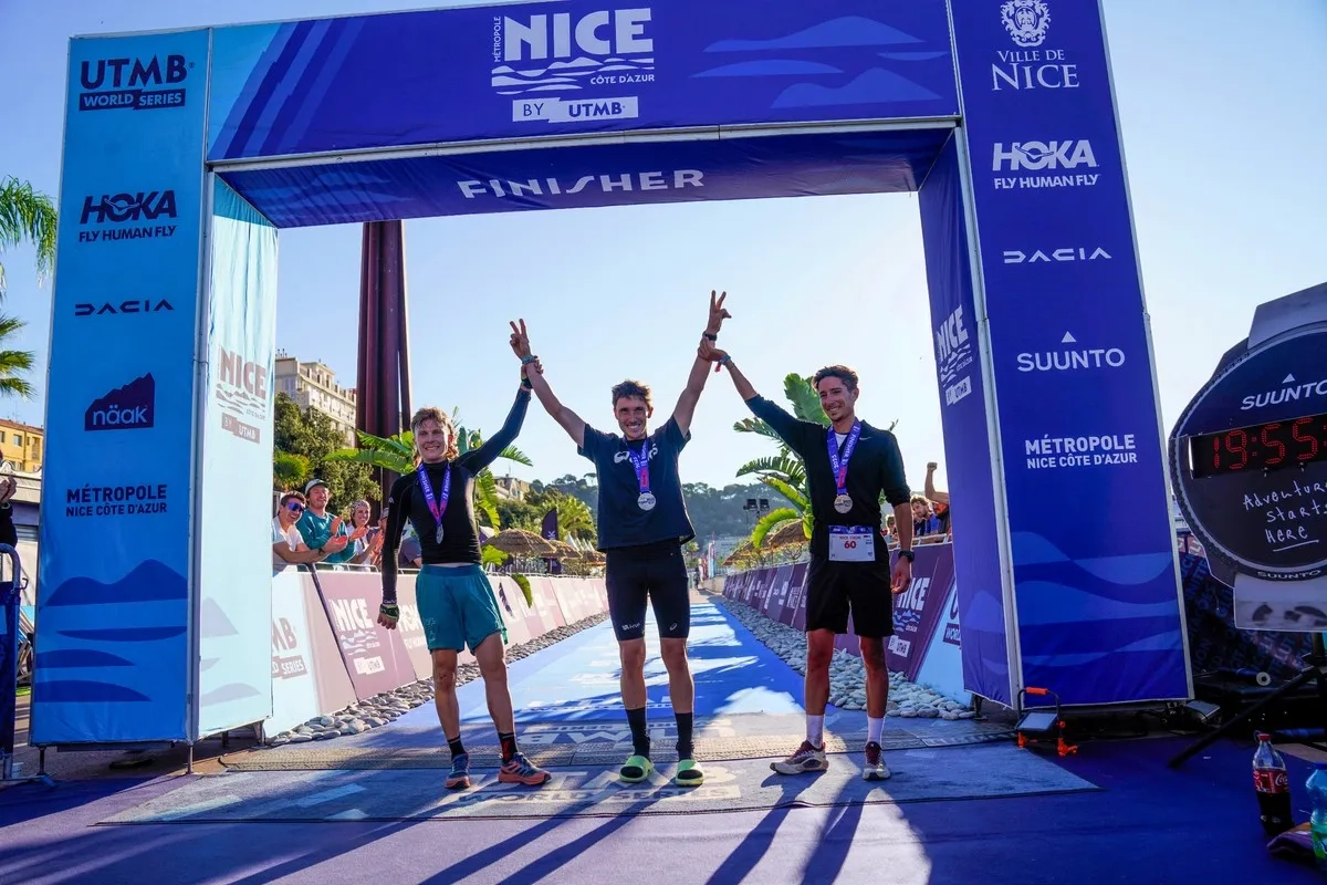 Nice Côte d’Azur 2025: Top 3 100 Meilen Männer
