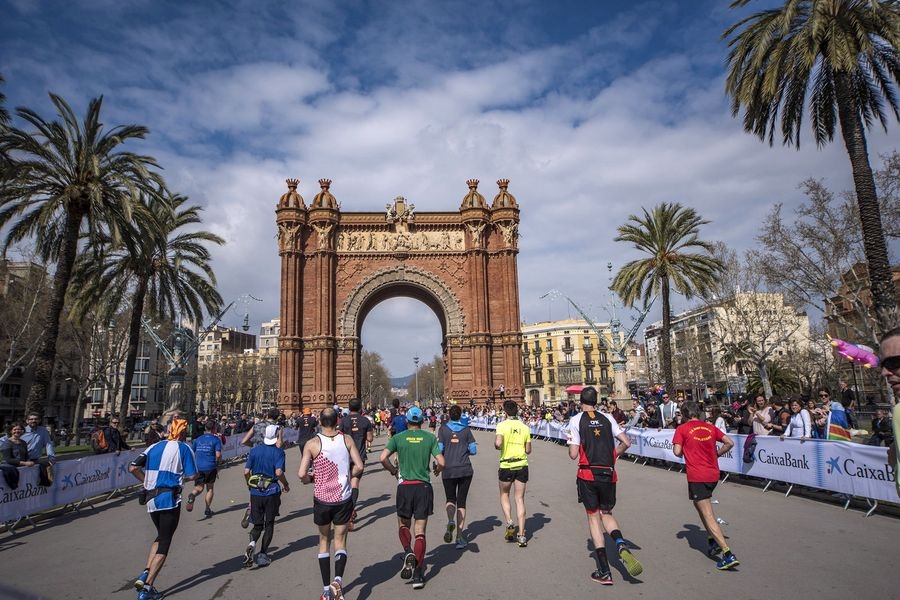 Die Strecke des Barcelona Marathons. Foto Veranstalter