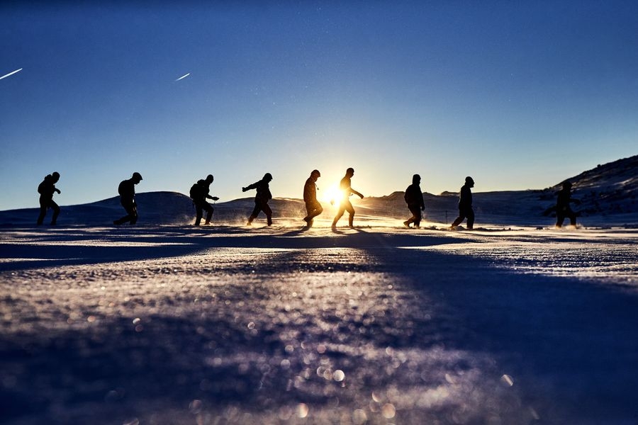 Der Polar Circle Marathon am Polarkreis. Foto Veranstalter