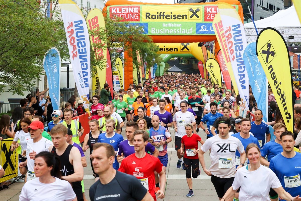 Ergebnisse Businesslauf Graz 2025