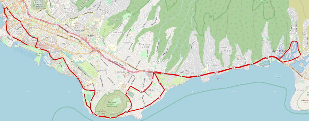 Course / Route Honolulu Marathon
