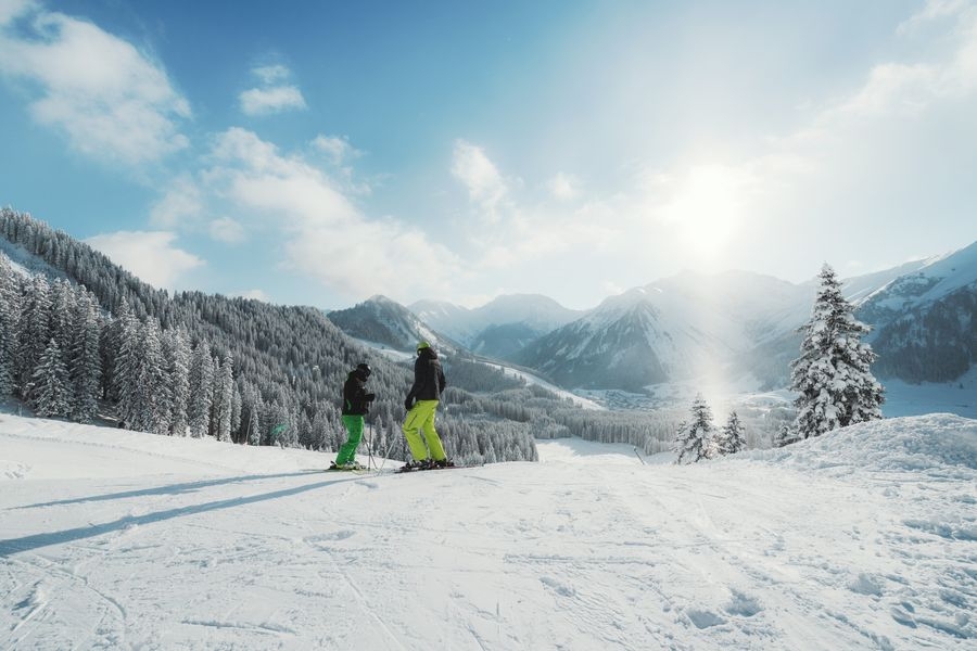 Skifahren, Skiurlaub und Winterurlaub in den Lechtaler Alpen