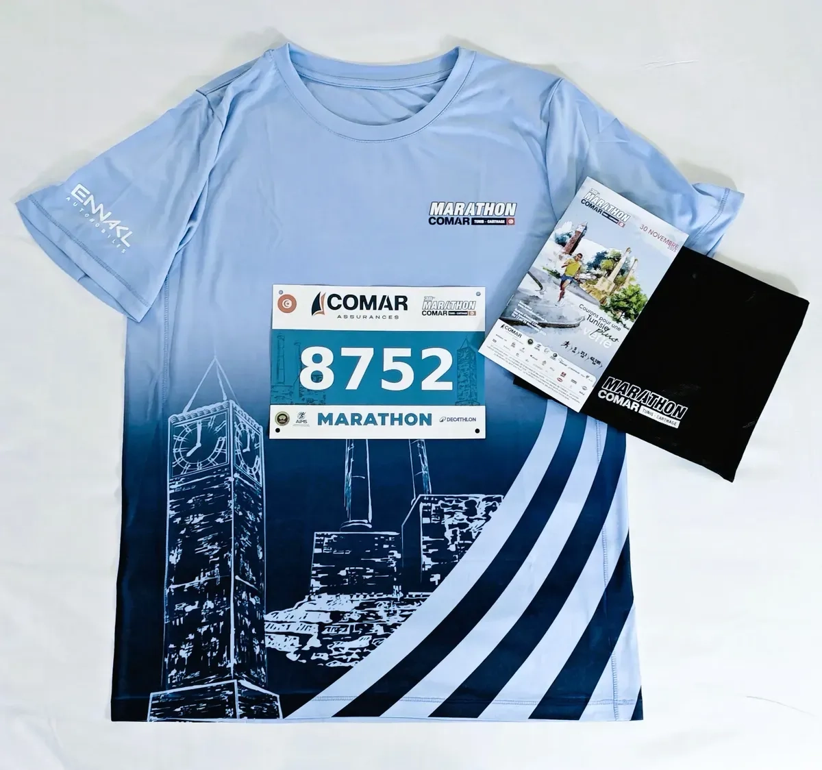 Tunis Marathon 2025 - Teilnehmershirt