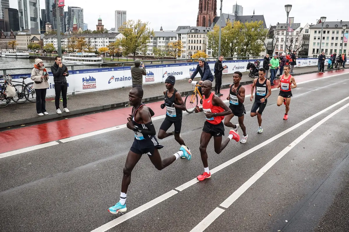 Frankfurt Marathon, Ziel