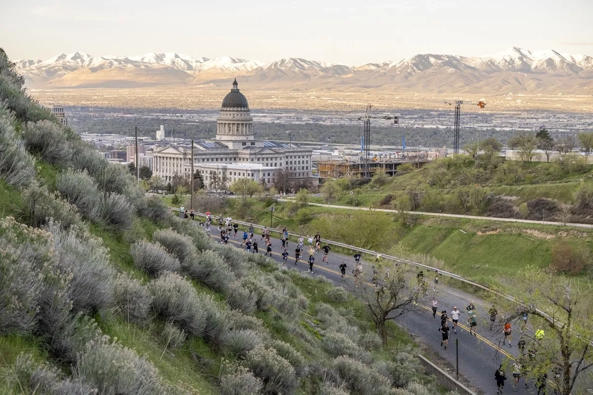 Imposantes Panorama beim Salt Lake City Marathon