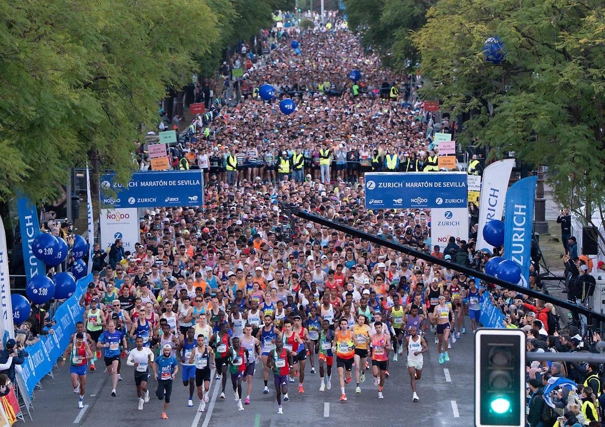Beim Sevilla-Marathon schrieb ein 61-Jähriger Laufsportgeschichte.