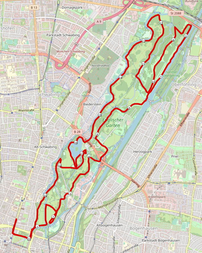 SportScheck Run München Strecke Halbmarathon