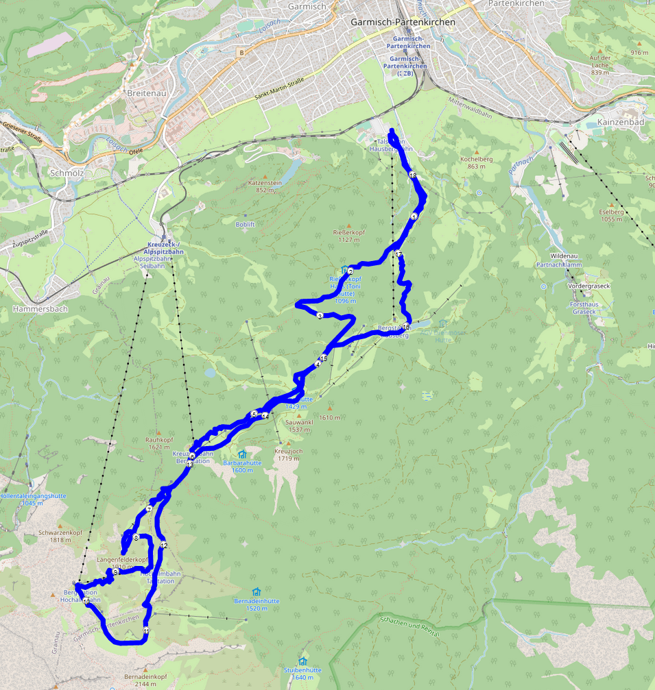 Osterfelderkopf Karte Skitour