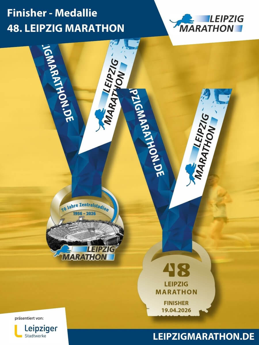 Leipzig Marathon 2026 Medaille