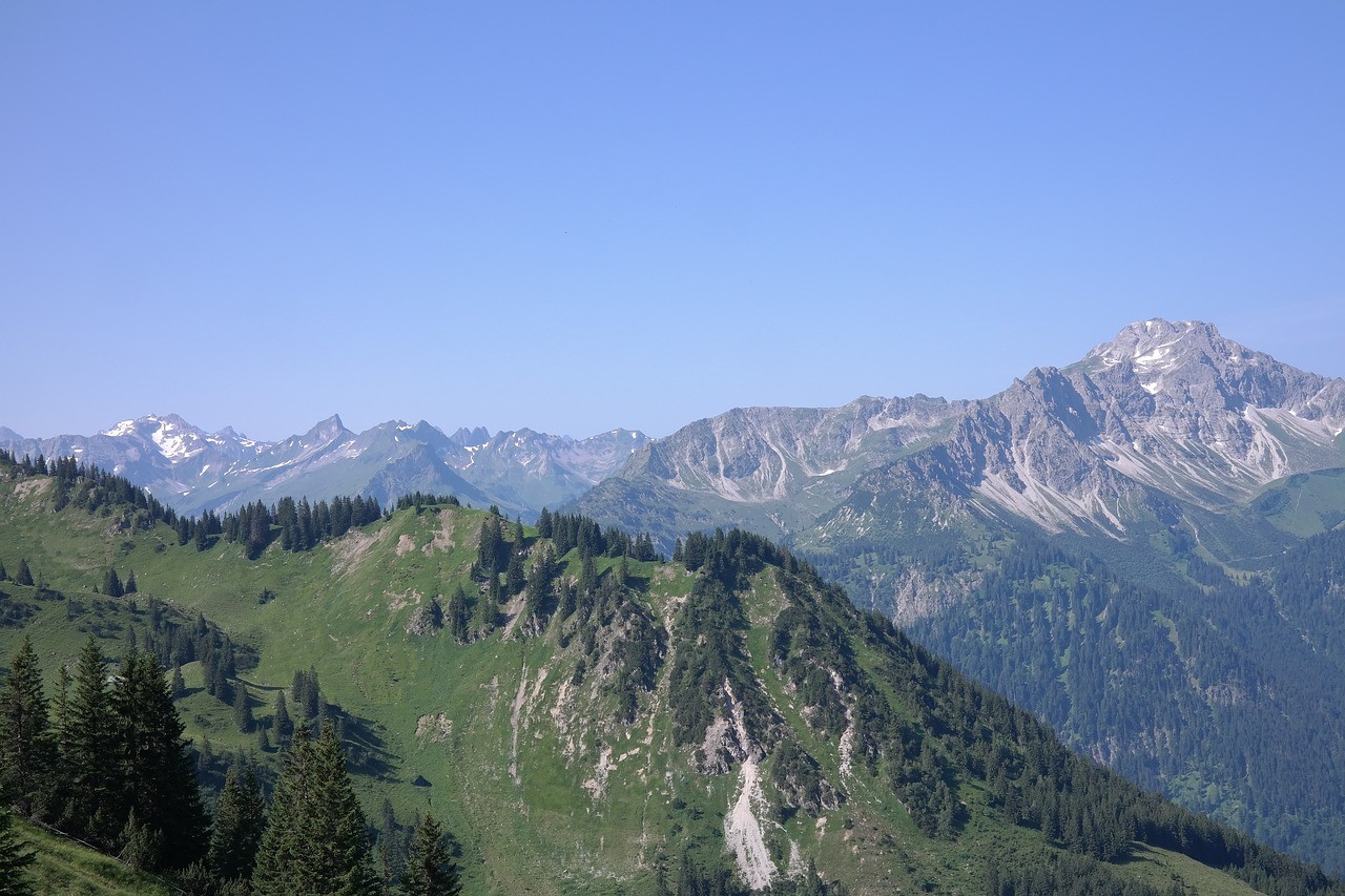 Die h chsten Berge  in den Bayerischen  Voralpen