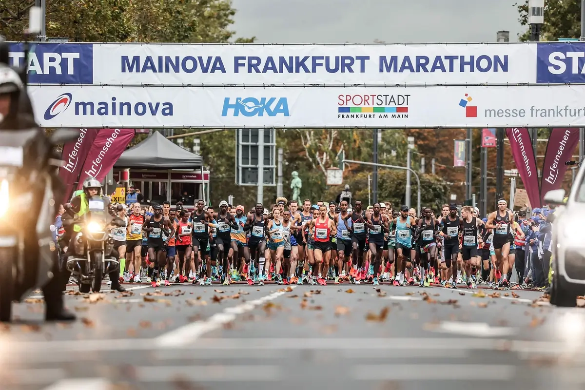 Start zum Frankfurt Marathon
