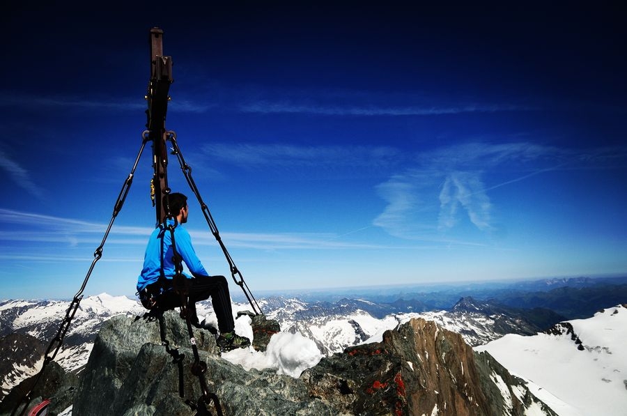 Der höchste Punkt in Österreich: Der Gipfel des Großglockners!