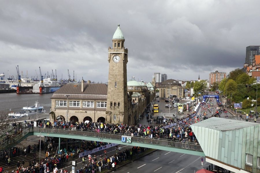 Der Hamburg Marathon">Hamburg Marathon führt an zahlreichen Sehenswürdigkeiten vorbei. Foto Haspa Marathon Hamburg