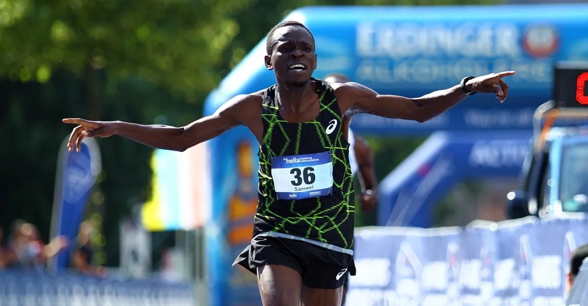 Hamburg Halbmarathon mit Samwel Mailu