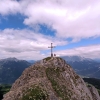 Grubigstein Vorgipfel Gipfelkreuz