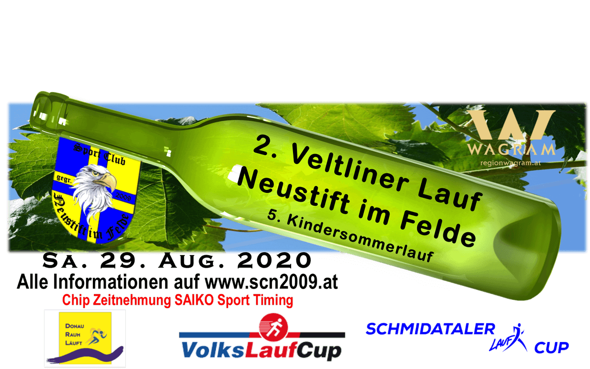 Veltliner Lauf Neustift im Felde & Kindersommerlauf 2020 Veltliner Lauf Neustift im Felde & Kindersommerlauf 2020