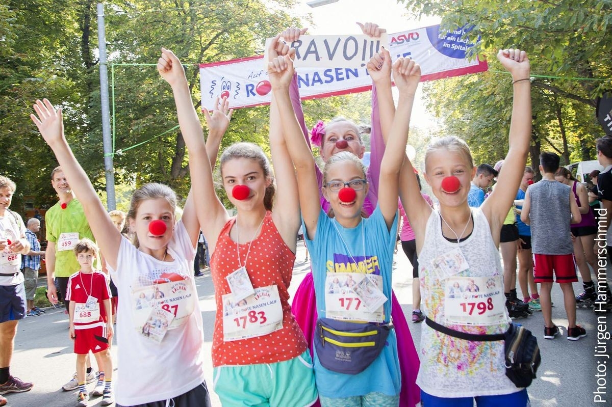 Pittener Rote Nasen Lauf, Foto Jürgen Hammerschmid / Rote Nasen Pittener Rote Nasen Lauf, Foto Jürgen Hammerschmid / Rote Nasen
