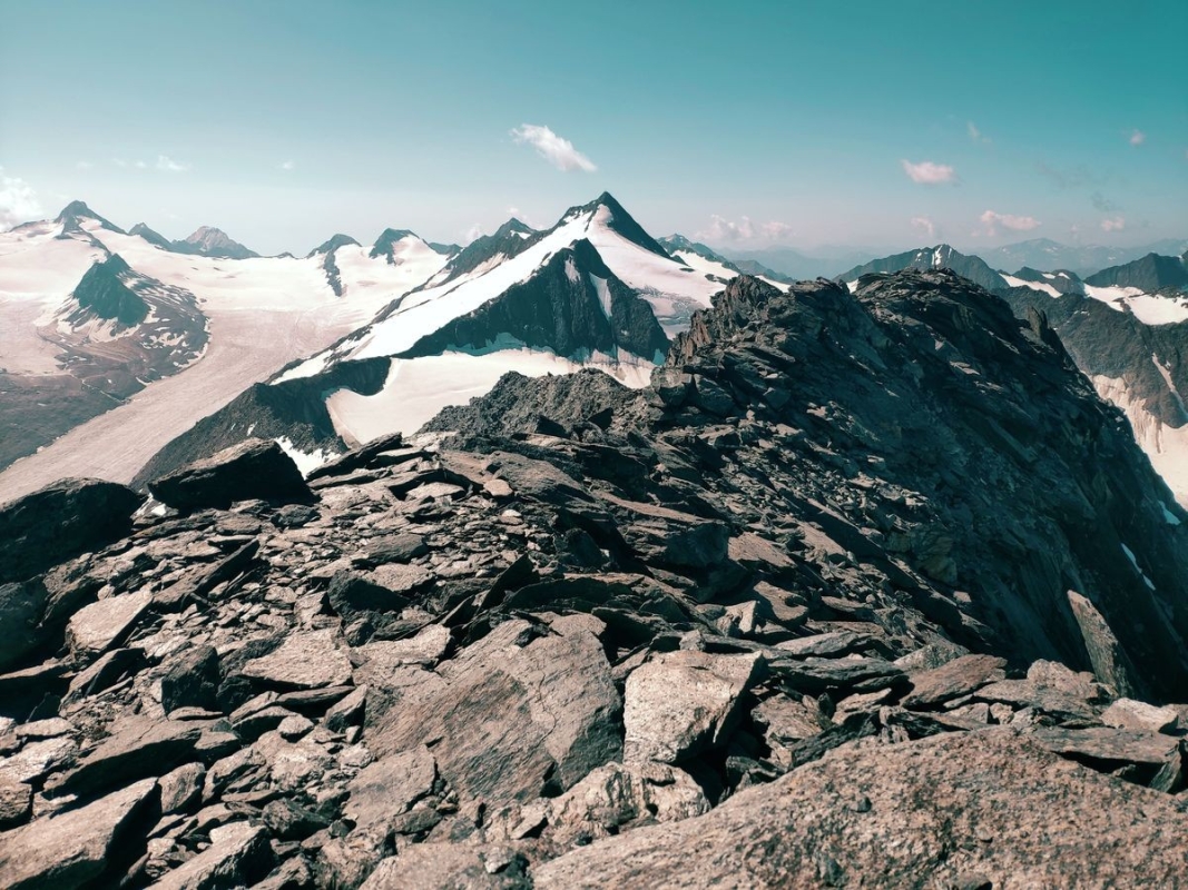 Schalfkogel 17: Blick von der Firmisanschneide Richtung Schalfkogel Schalfkogel 17: Blick von der Firmisanschneide Richtung Schalfkogel
