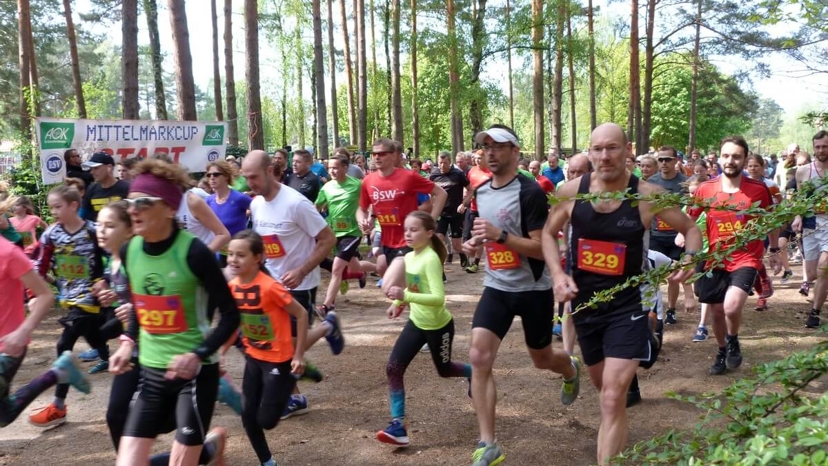 Borkheider Wald(bad)lauf, Foto: Veranstalter Borkheider Wald(bad)lauf, Foto: Veranstalter