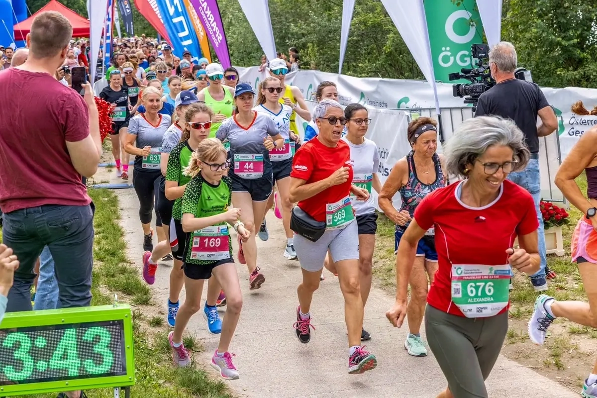 Start zum Frauenlauf Linz 2024 (Foto: © Erwin Pils/ ASKÖ TRI LINZ) Start zum Frauenlauf Linz 2024 (Foto: © Erwin Pils/ ASKÖ TRI LINZ)
