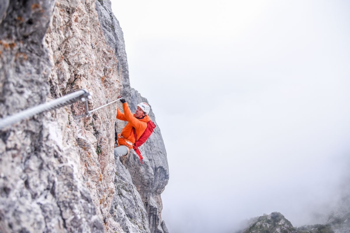 Klettersteig Arzalpenturm / Via Ferrata Companile Colosei, Foto: HK Media Klettersteig Arzalpenturm / Via Ferrata Companile Colosei, Foto: HK Media