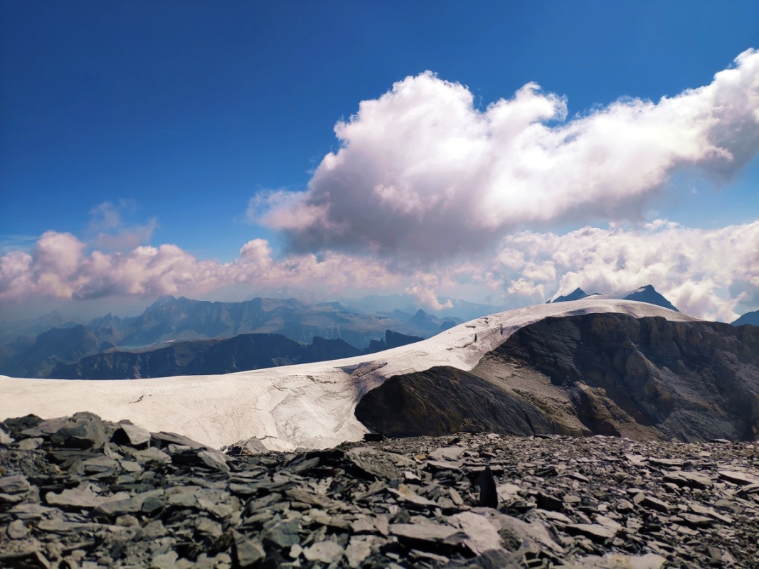 Glarner Tödi vom Piz Russein aus Glarner Tödi vom Piz Russein aus