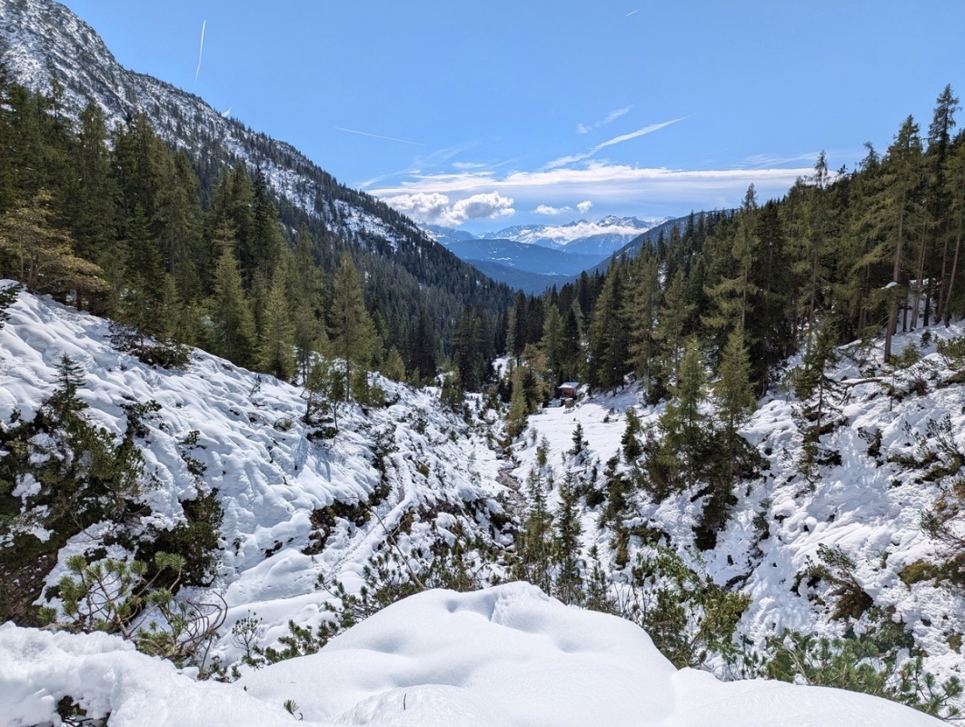 Marienbergalm 07: Blick zurück vom Marienberg-Alpsteig Marienbergalm 07: Blick zurück vom Marienberg-Alpsteig