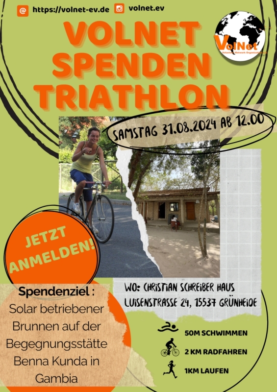 VolNet Spenden Triathlon VolNet Spenden Triathlon
