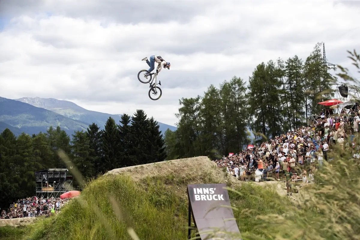 Crankworx Innsbruck im Bikepark. Foto: © Florian Breitenberger Crankworx Innsbruck im Bikepark. Foto: © Florian Breitenberger