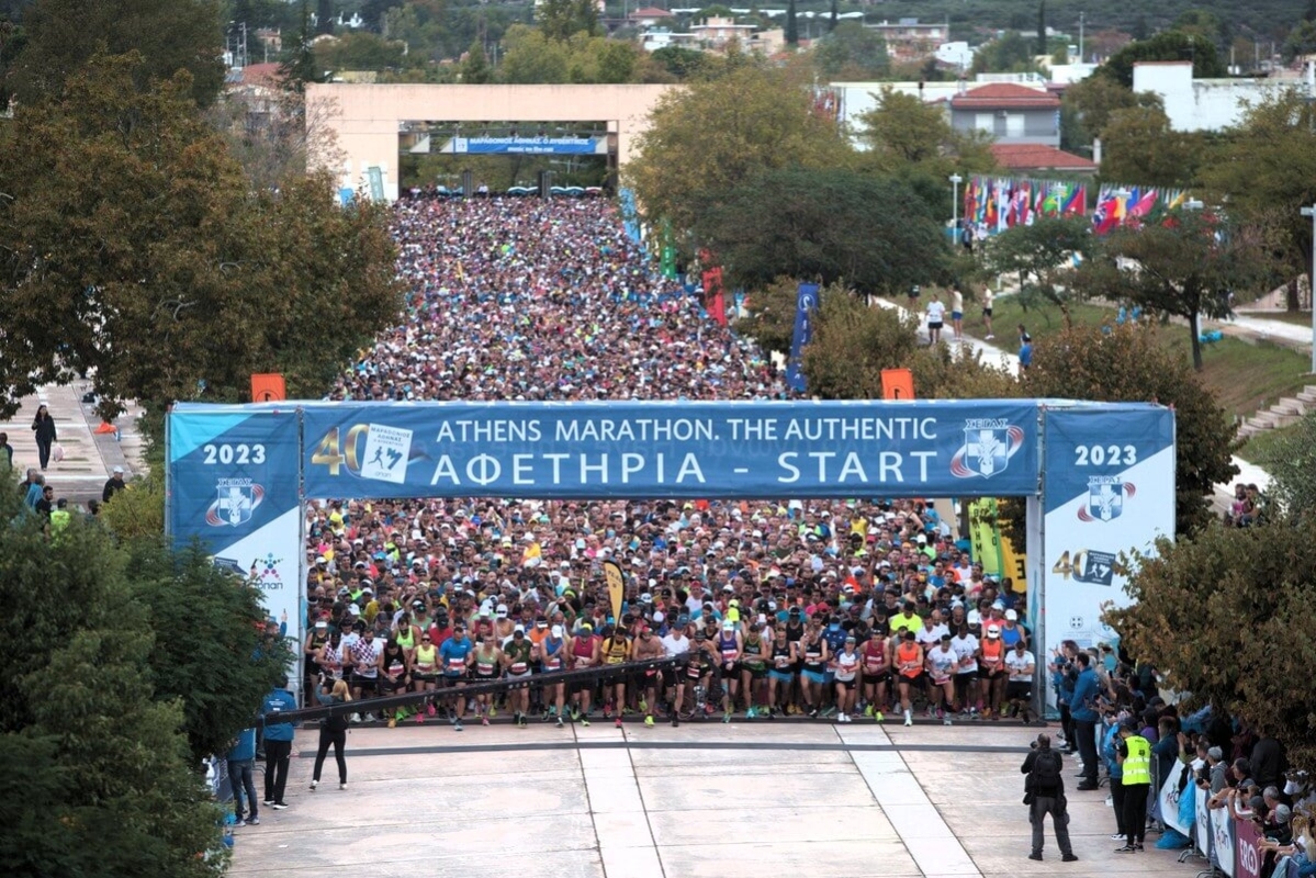 Athens Marathon 2023, Foto: © SEGAS- Hellenic Athletic Association Athens Marathon 2023, Foto: © SEGAS- Hellenic Athletic Association
