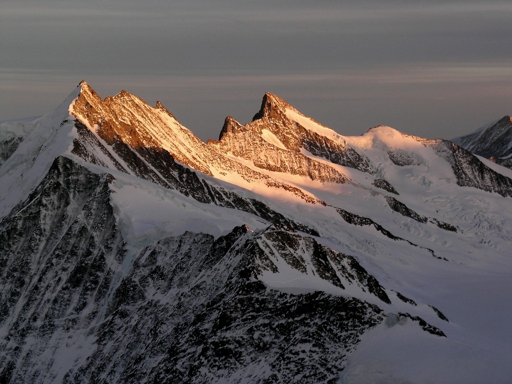 Großes Grünhorn rechts im Hintergrund Großes Grünhorn rechts im Hintergrund