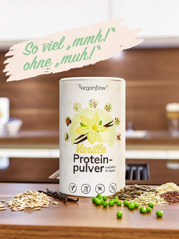 veganflow® Proteinpulver, Foto: Hersteller / Amazon veganflow® Proteinpulver, Foto: Hersteller / Amazon