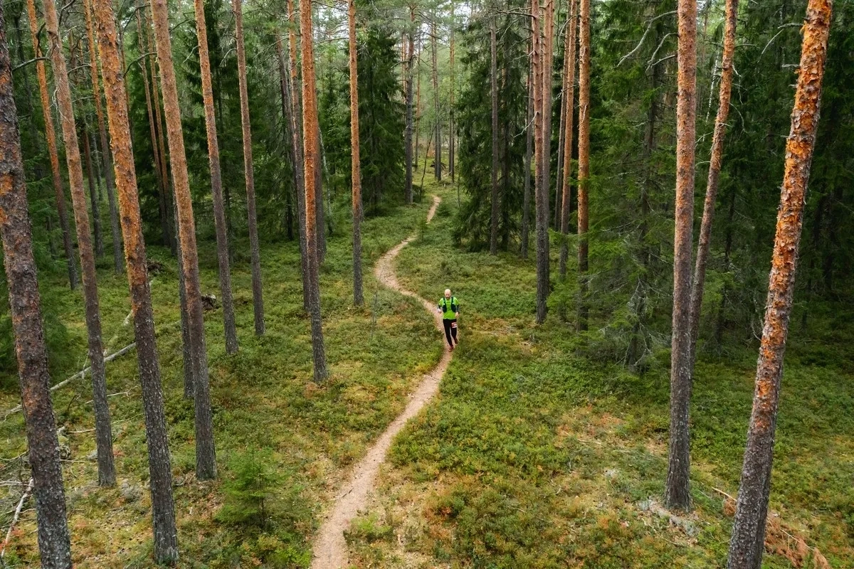 Die beeindruckende Strecke beim Nuuksio Classic Trail Marathon 2022 (Foto: © Rami Valonen) Die beeindruckende Strecke beim Nuuksio Classic Trail Marathon 2022 (Foto: © Rami Valonen)