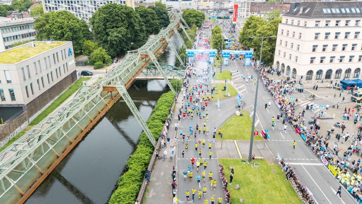 Schwebebahn-Lauf Wuppertal Schwebebahn-Lauf Wuppertal