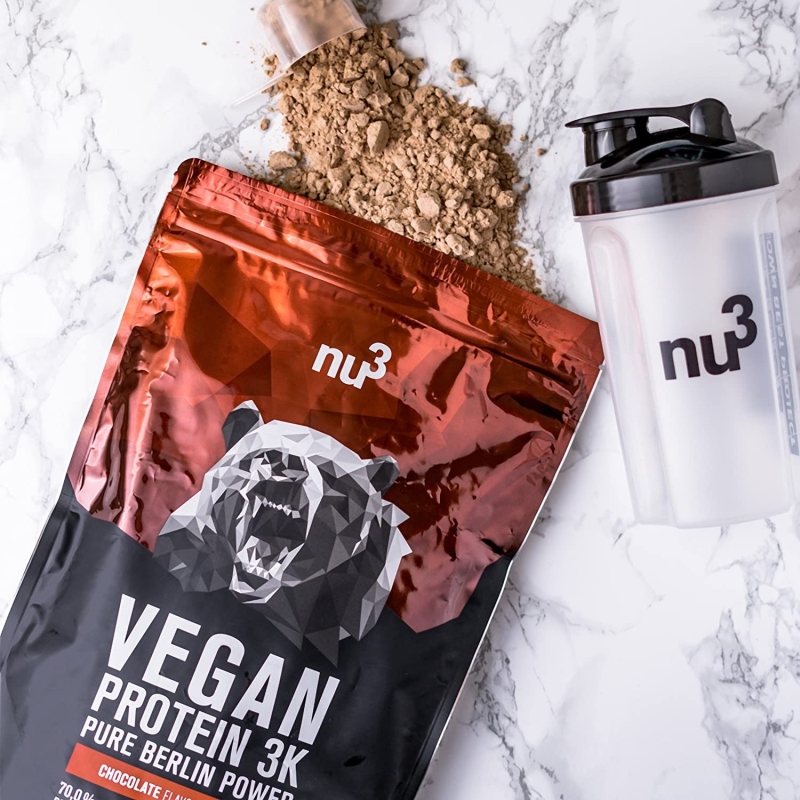 nu3 Vegan Protein 3K Shake, Foto (c) Hersteller / Amazon nu3 Vegan Protein 3K Shake, Foto (c) Hersteller / Amazon