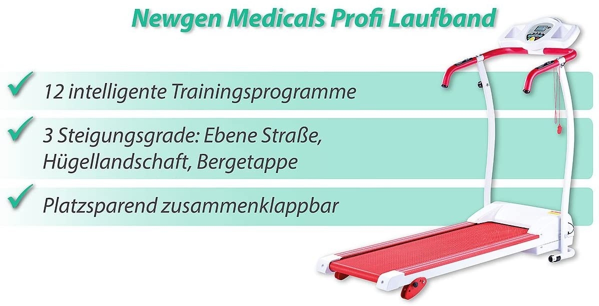 Newgen Medical LF-312 (NC-5584-919) Laufband, , Foto: Hersteller / Amazon Newgen Medical LF-312 (NC-5584-919) Laufband, , Foto: Hersteller / Amazon