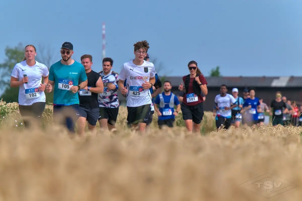 Die Laufstrecke beim Heumadener Volkslauf 2025 (Foto: © TSV Heumaden) Die Laufstrecke beim Heumadener Volkslauf 2025 (Foto: © TSV Heumaden)