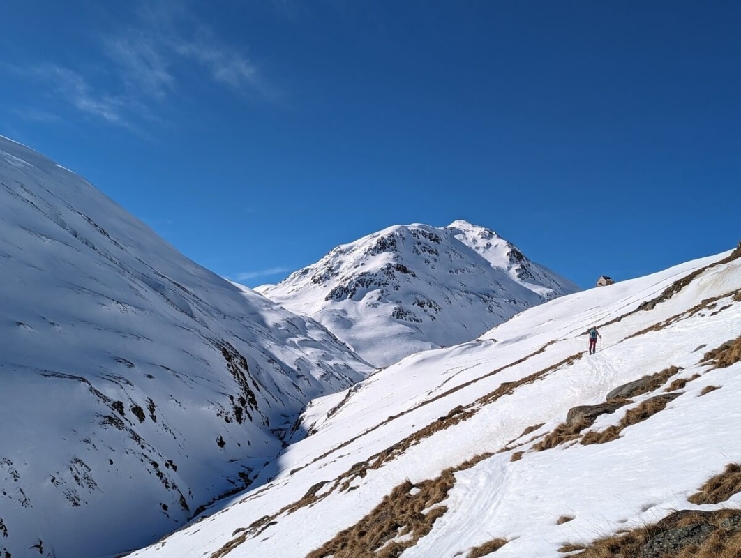 Blick auf die Rofenbergköpfe im Winter 2024 Blick auf die Rofenbergköpfe im Winter 2024