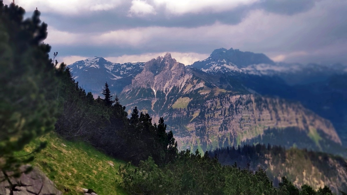 Blick auf den Roggelskopf Blick auf den Roggelskopf